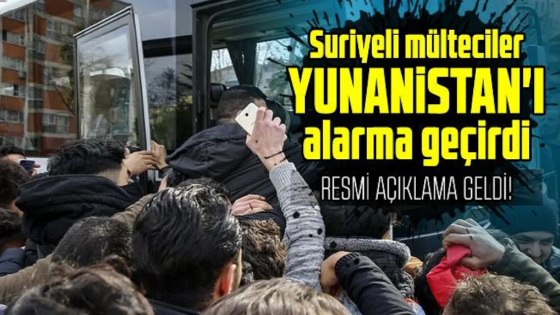 Suriyeli mülteciler Yunanistan'ı alarma geçirdi: Yunanistan Başbakanı Miçotakis'ten resmi açıklama geldi!