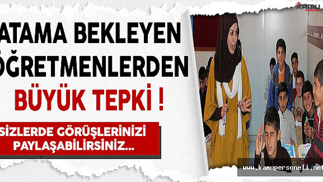 Suriyeli Öğretmenlerin Göreve Başlaması Atama Bekleyen Öğretmenlerin Tepkisini Çekti