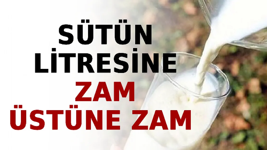 Sütün Litresine Zam Üstüne Zam