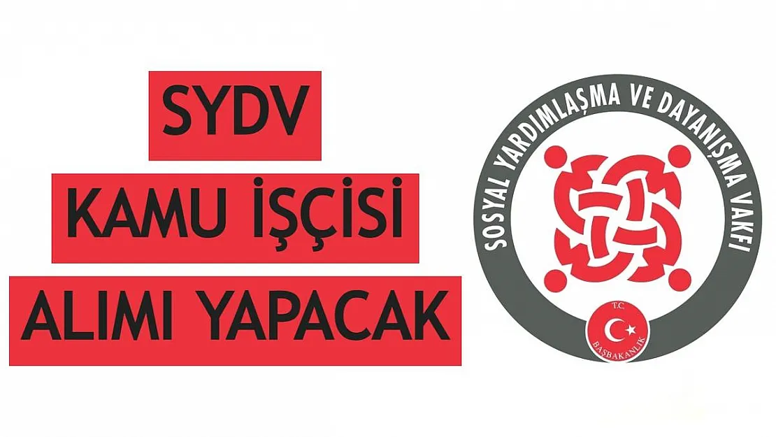 SYDV İŞKUR üzerinden kamu işçisi alım ilanı yayımladı! KPSS ŞARTI YOK