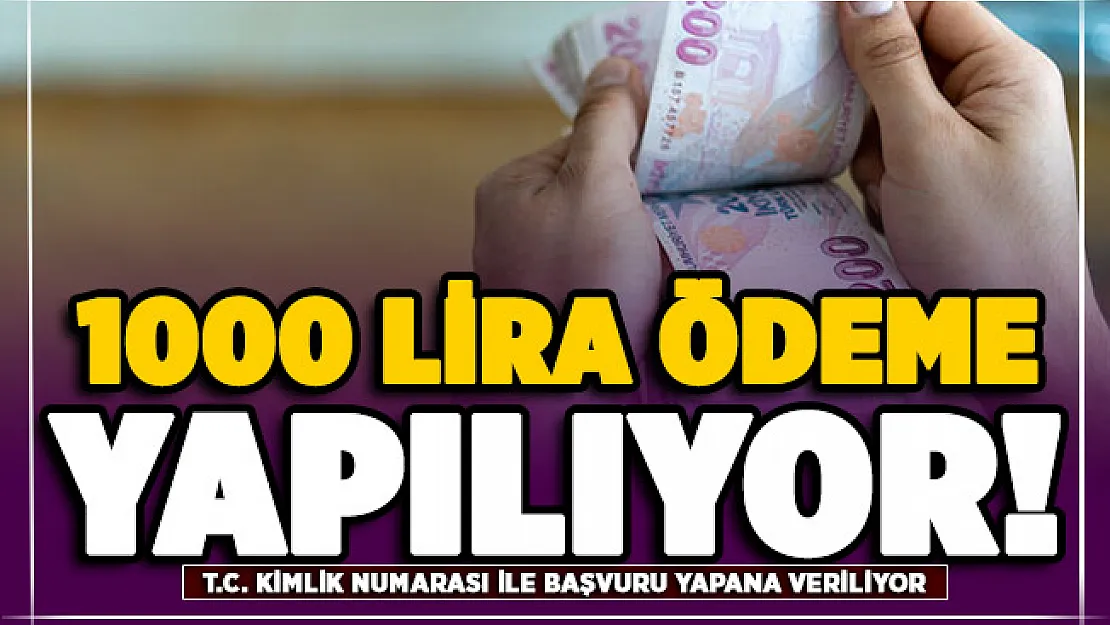 T. C. kimlik numarası ile başvuru yapan her aileye 1000 lira ödeme! Bakan Selçuk resmen duyurdu