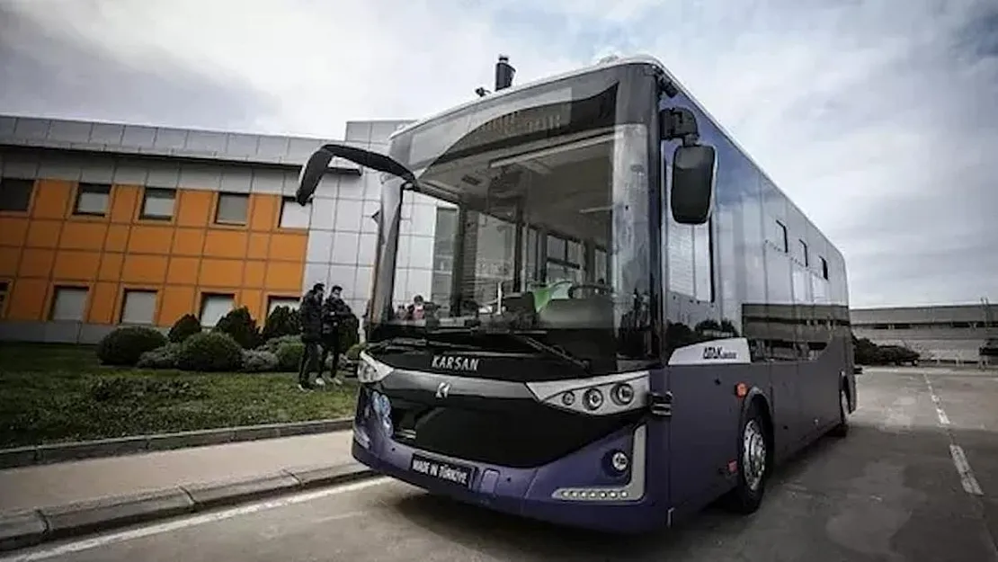 Tamamen yerli ve milli sürücüsüz otobüs Türkiye'de test ediliyor