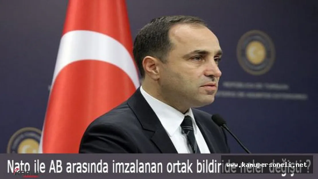 Tanju Bilgiç'den NATO ile AB Arasında İmzalanan Ortak Bildiri Hakkında Açıklama