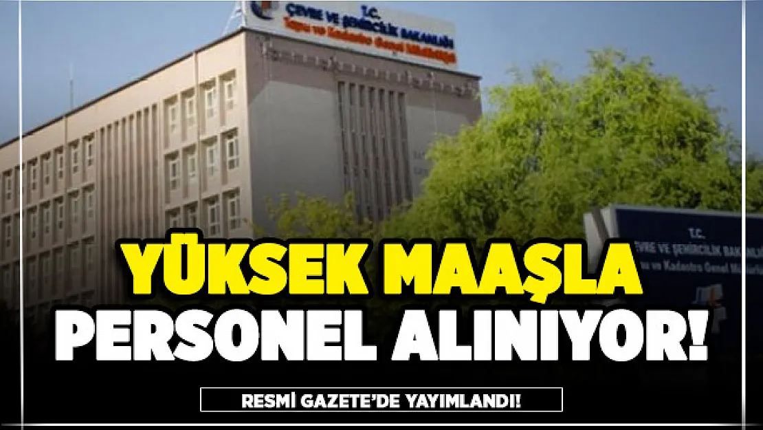 Tapuya yüksek maaşla personel alınıyor! Resmi Gazete'de yayımlandı