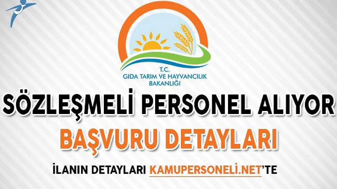 Tarım Bakanlığı Personel Alımı Başvuruları Ne Zaman Sona Erecek?