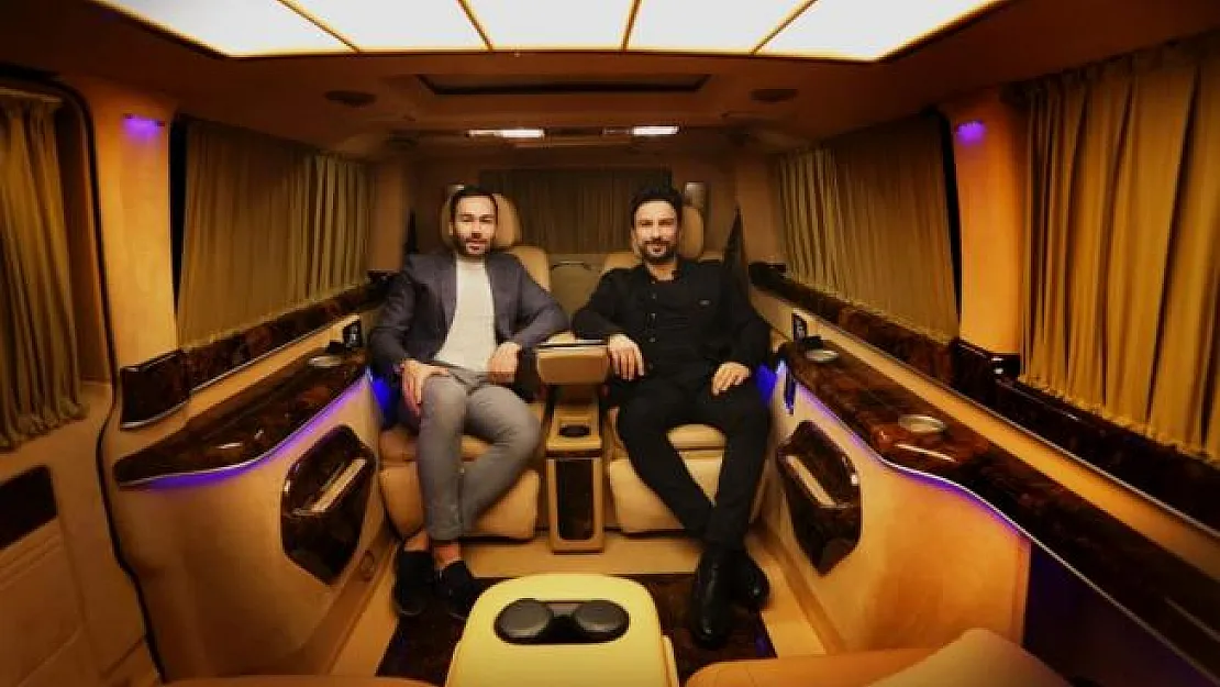 Tarkan'a özel ses sistemli minibüs
