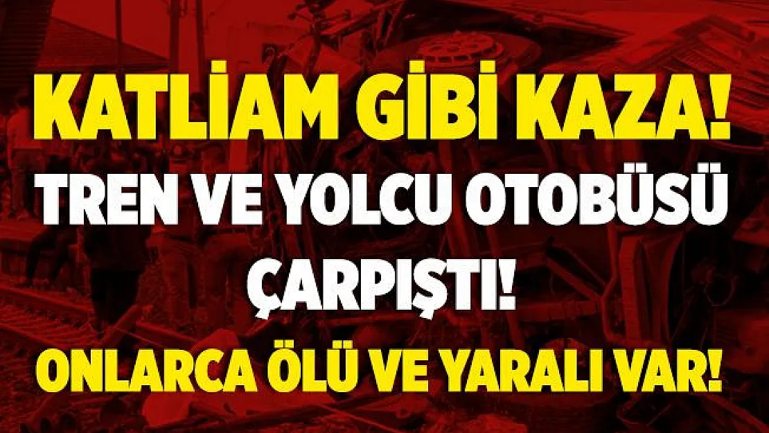 Tayland'da katliam gibi kaza! Yolcu otobüsü ve tren çarpıştı! 17 ölü ve 30'dan fazla yaralı!
