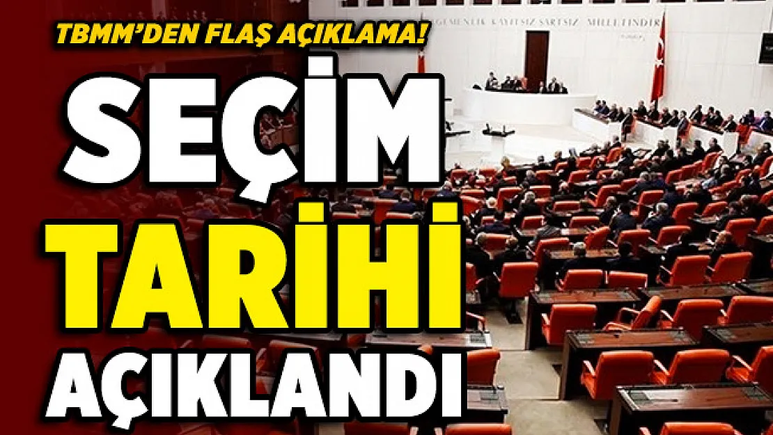 TBMM Başkanı Şentop'tan seçim tarihi açıklaması!