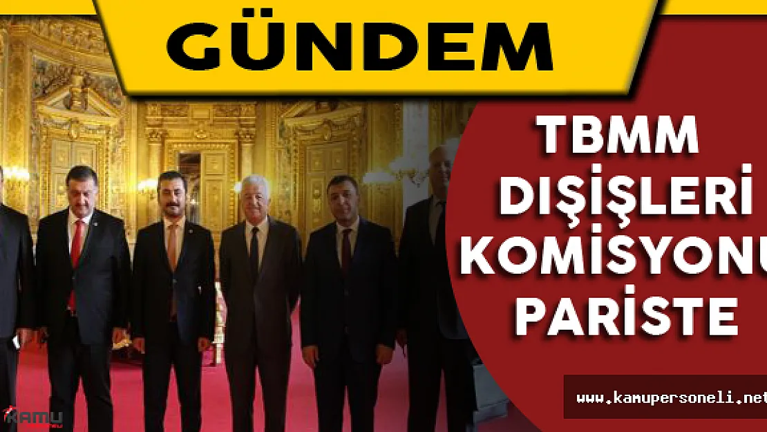 TBMM Dışişleri Komisyonu Heyeti Paris Büyükelçiliği'nde Basın Mensuplarıyla Buluştu
