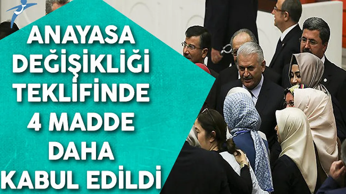 TBMM Genel Kurulunda Cumhurbaşkanlığı Sistemine İlişkin 4 Madde Daha Kabul Edildi