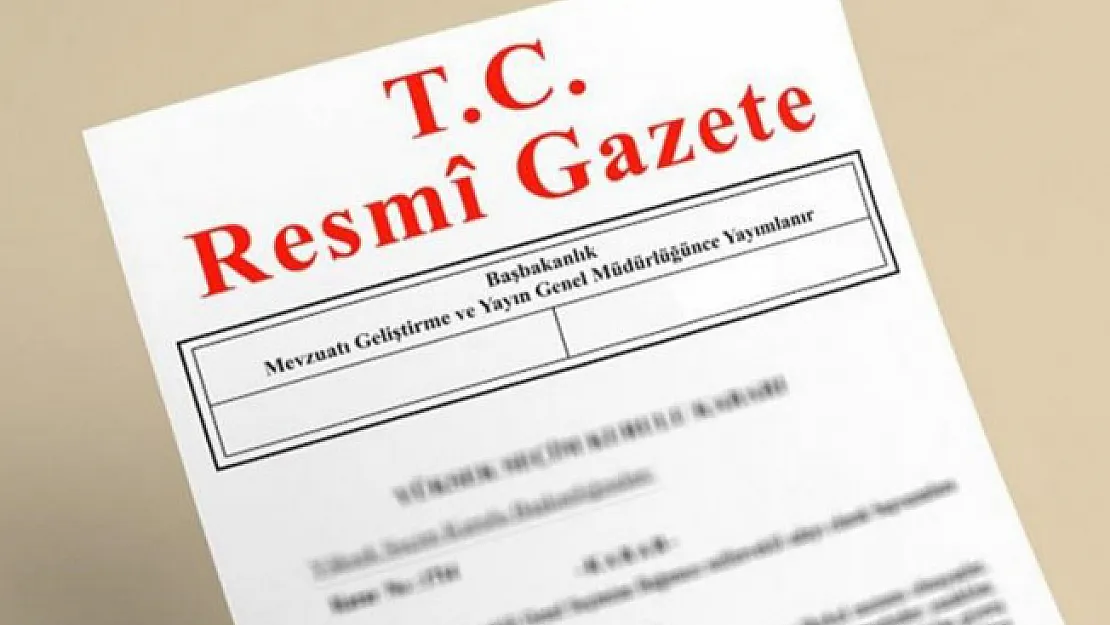 TBMM Tarafından Yayımlanan Kararlar Resmi Gazete'de