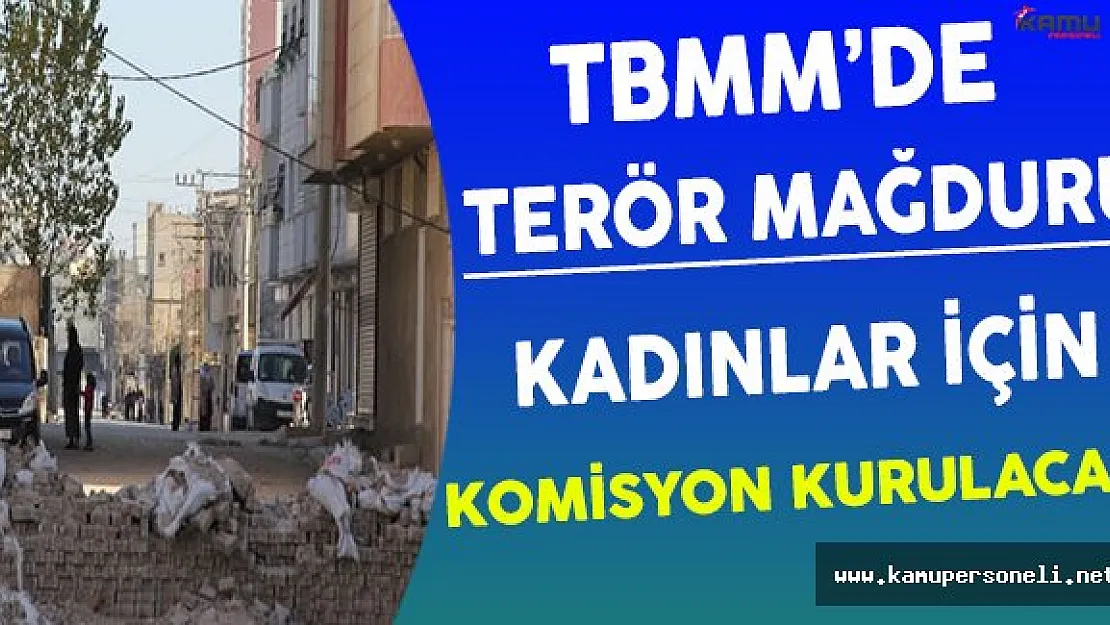 TBMM Terör Mağduru Kadınlar İçin Komisyon Oluşturacak !