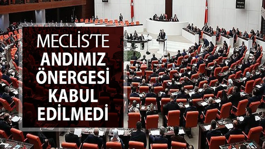 TBMM'de Öğrenci Andı Önergesi Kabul Edilmedi