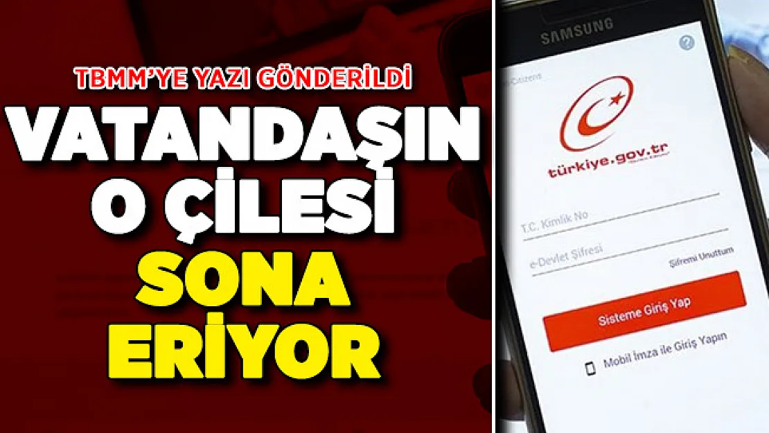 TBMM'ye Yazı Gönderildi ! Vatandaşların O Çilesi Sona Eriyor