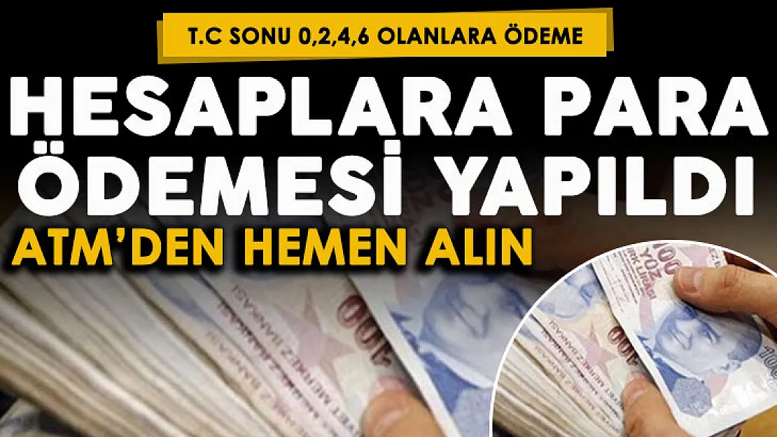 TC kimlik numarasının sonu 0,2,4,6,8 olanlar dikkat: Paralar hesaba geçiyor! Bakanlık açıkladı.. Mobil bankacılıktan kontrol edin