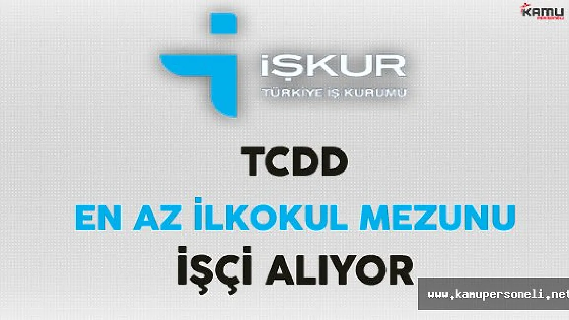 TCDD En Az İlkokul Mezunu Engelli İşçi Alıyor