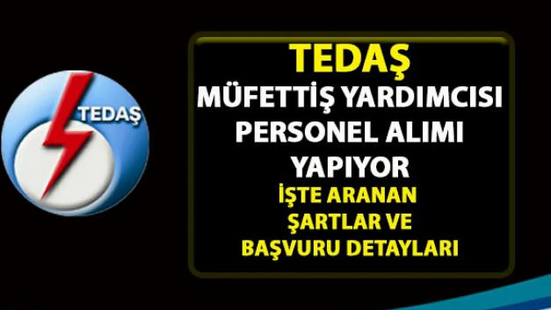 TEDAŞ personel alımı iş ilanı yayımladı! 10 adet müfettiş yardımcısı alıyor! İşte aranan şartlar ve detaylar