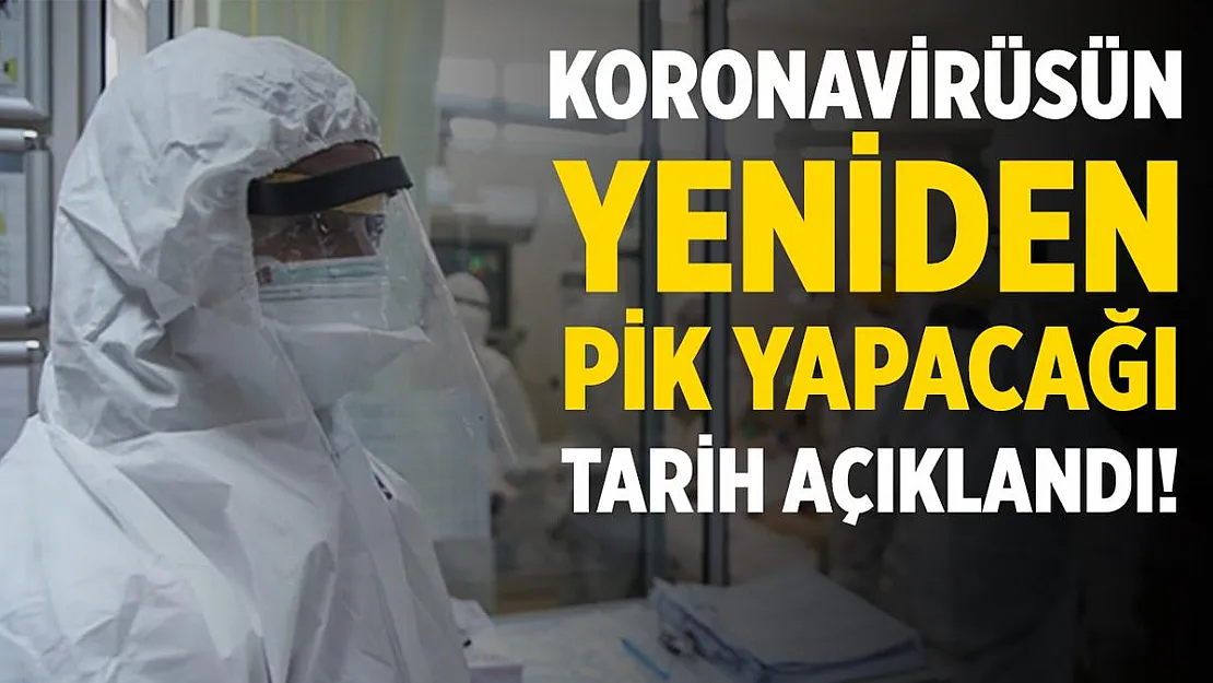 Tedbirinizi alın! Koronavirüsün yeniden pik yapacağı tarih açıklandı!