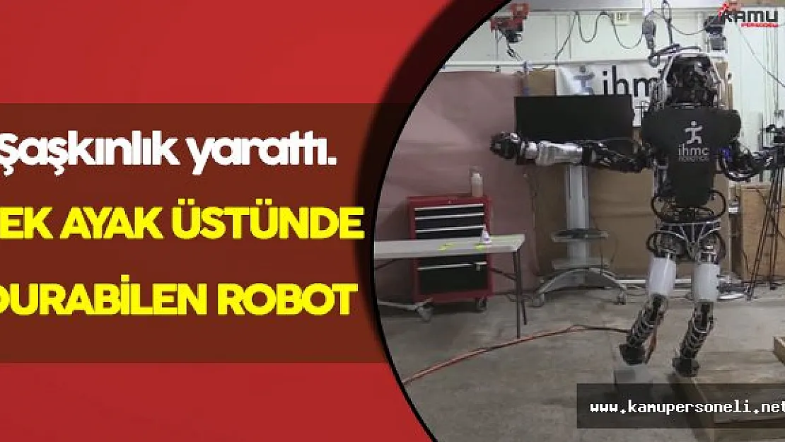 Tek Ayak Üstünde Durabilen Robot Hayranlık Uyandırdı