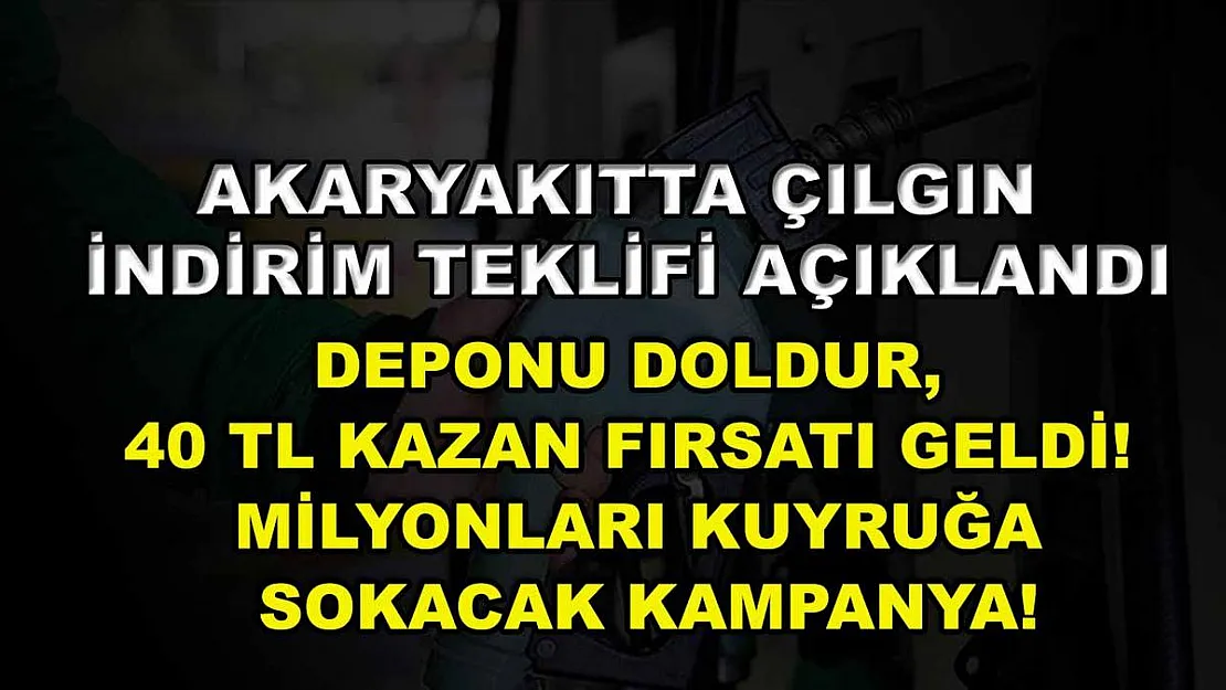 Tek bir SMS ile akaryakıtta 500 TL indirim kampanyası başladı! ING Bank sınırları zorlayan akaryakıt fırsatını duyurdu, Petrol Ofisi istasyonlarında kuyruklar oluştu!