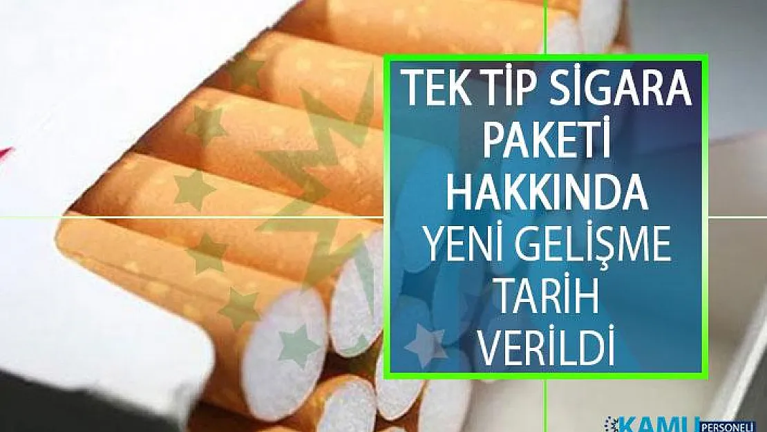 Tek Tip Sigara Paketi Uygulaması Ne Zaman Başlayacak? Resmi Gazete'de Yayımlandı!