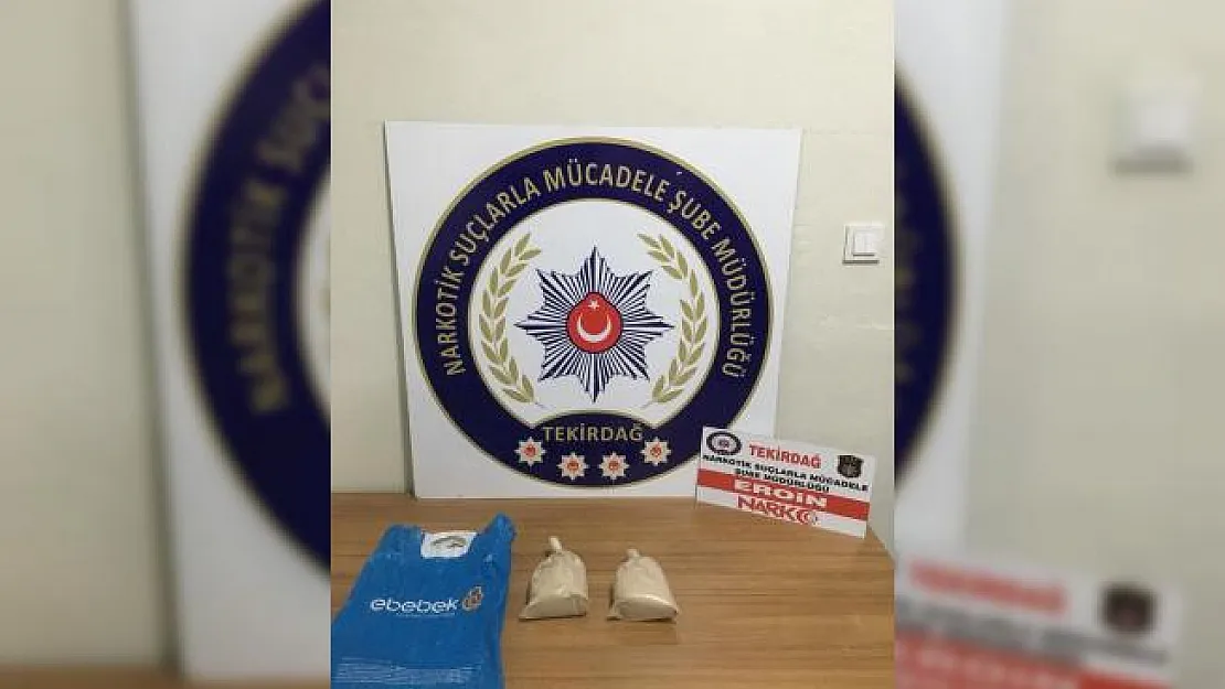 Tekirdağ'da uyuşturucu operasyonu