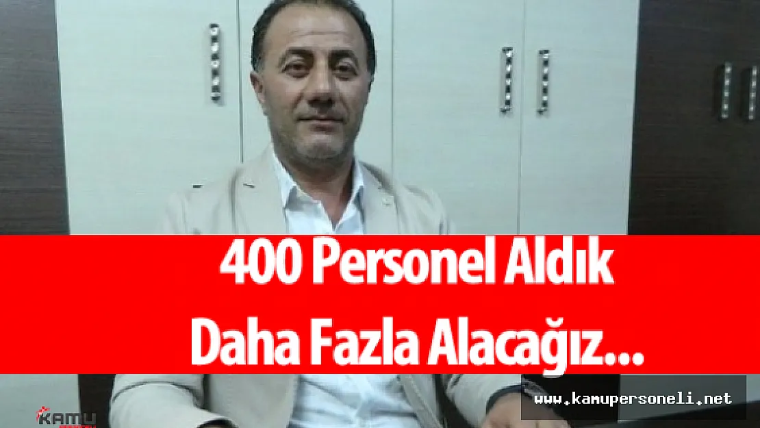 Tekstil Fabrikamızda 400 Kişi İstihdam Edildi - Daha Fazla Personel Alımı Yapacağız