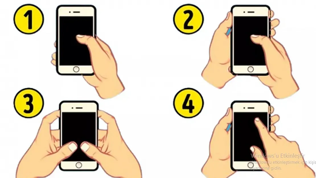 Telefonu tutuş şeklini karakterinizi açığa çıkarıyor: Serçe parmağınız telefonun altındaysa..