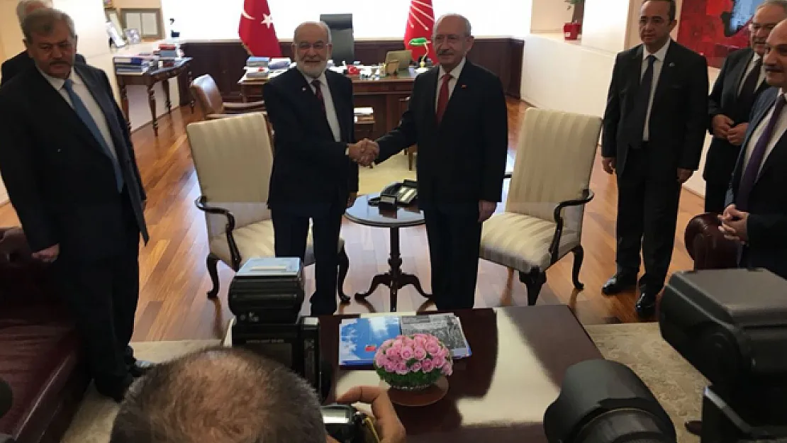 Temel Karamollaoğlu CHP Lideri Kılıçdaroğlu'nu Ziyaret Etti