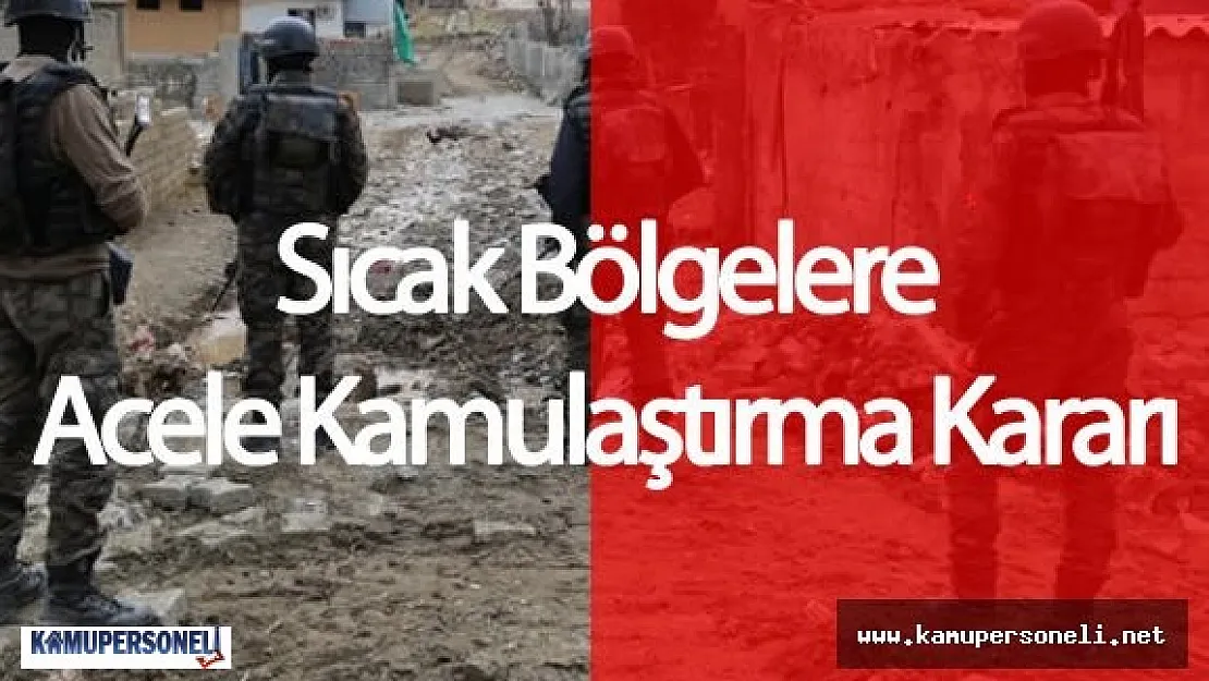 Terör Bölgelerindeki Arsalara Polis Güvenlik Noktası Kurulması Amacıyla Acele Kamulaştırma Kararı Alındı