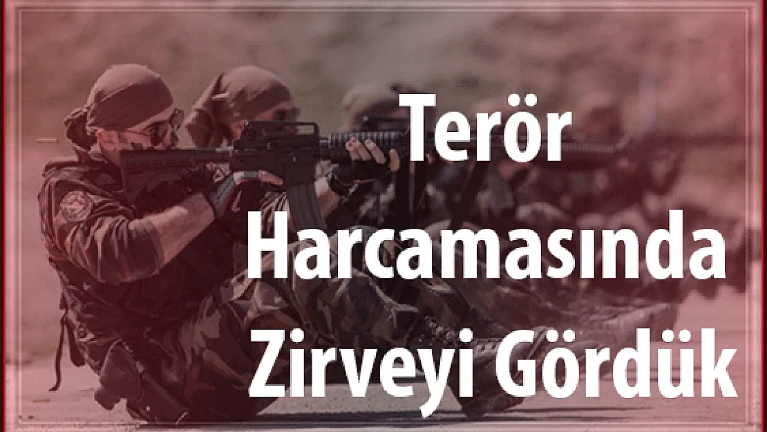 Terör Harcamasında Zirveyi Gördük