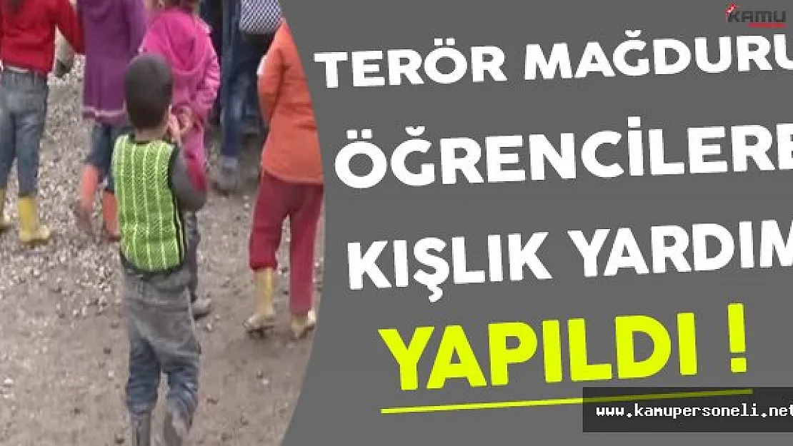 Terör Mağduru 625 Öğrenciye Kışlık Yardım Yapıldı