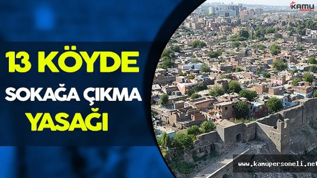 Terör Operasyonları Nedeniyle Diyarbakır' da Sokağa Çıkma Yasağı