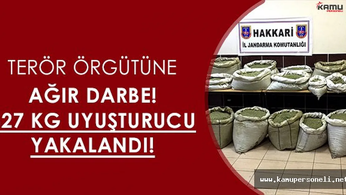 Terör Örgütüne Ağır Darbe 327 Kilo Uyuşturucu Yakalandı!