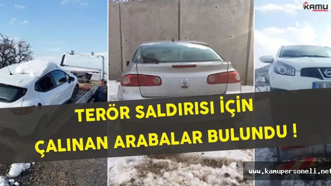 Terör Saldırısı İçin Çalınan Araçlar Bulundu