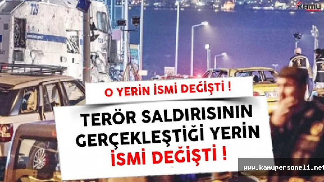 Terör Saldırısının Gerçekleştiği Yerin Adı Artık Şehitler Tepesi