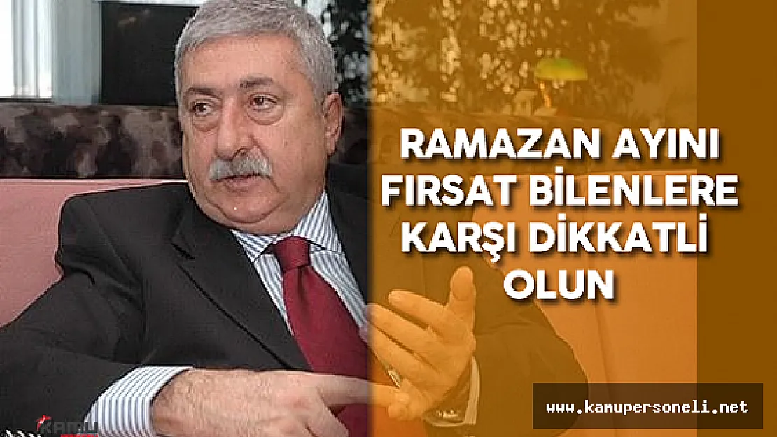 TESK Genel Başkanı Palandöken: &quotPara Hırsı ile Ramazanı Fırsat Bilerek Zam Yapanlara Dikkat"