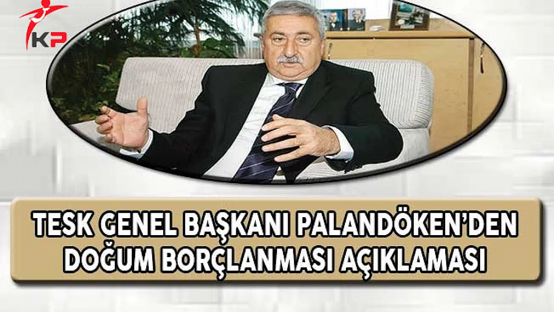 TESK Genel Başkanı Palandöken'den Doğum Borçlanmasına İlişkin Önemli Açıklama