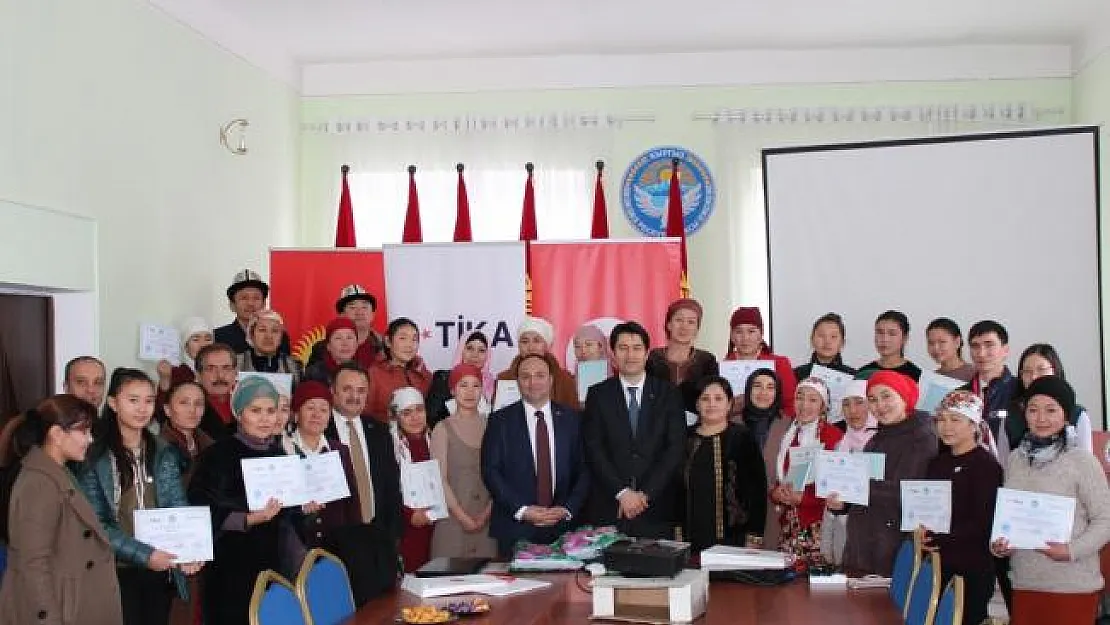 TİKA'dan Kırgızistan'da kadınların istihdamına destek