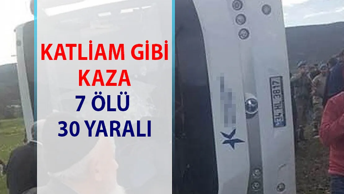 Tokat'ın Reşadiye ilçesinde katliam gibi trafik kazası! 7 ölü 30 yaralı
