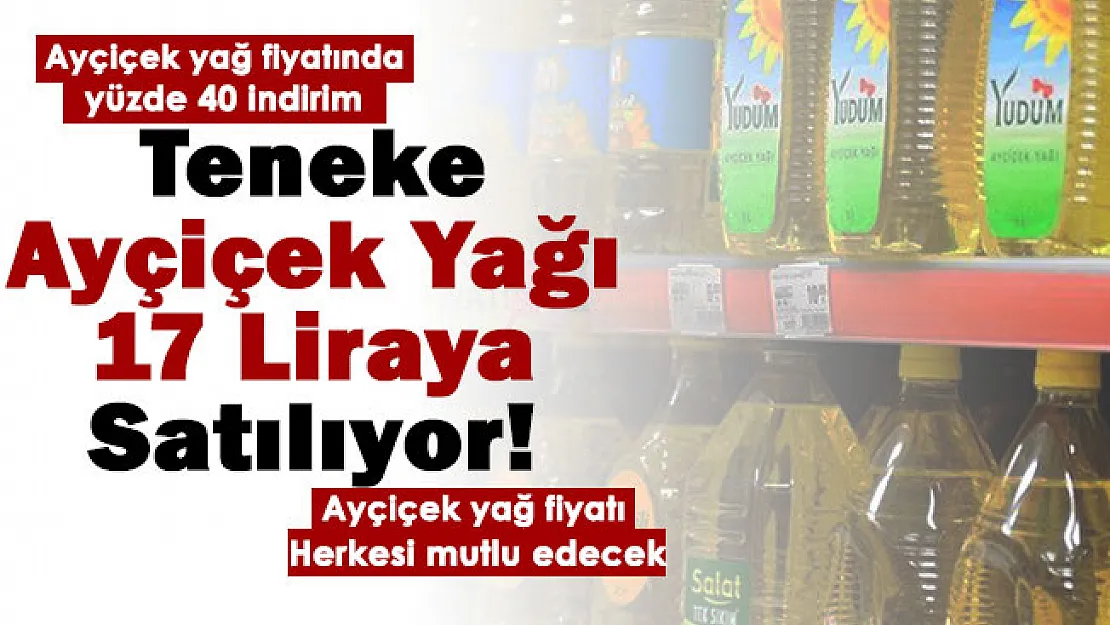 Trendyol hızlı market efsane kampanyalarını yeniden başlattı! Ayçiçek yağında büyük indirim yapıldı: Teneke ayçiçek yağı 17 liraya satılıyor