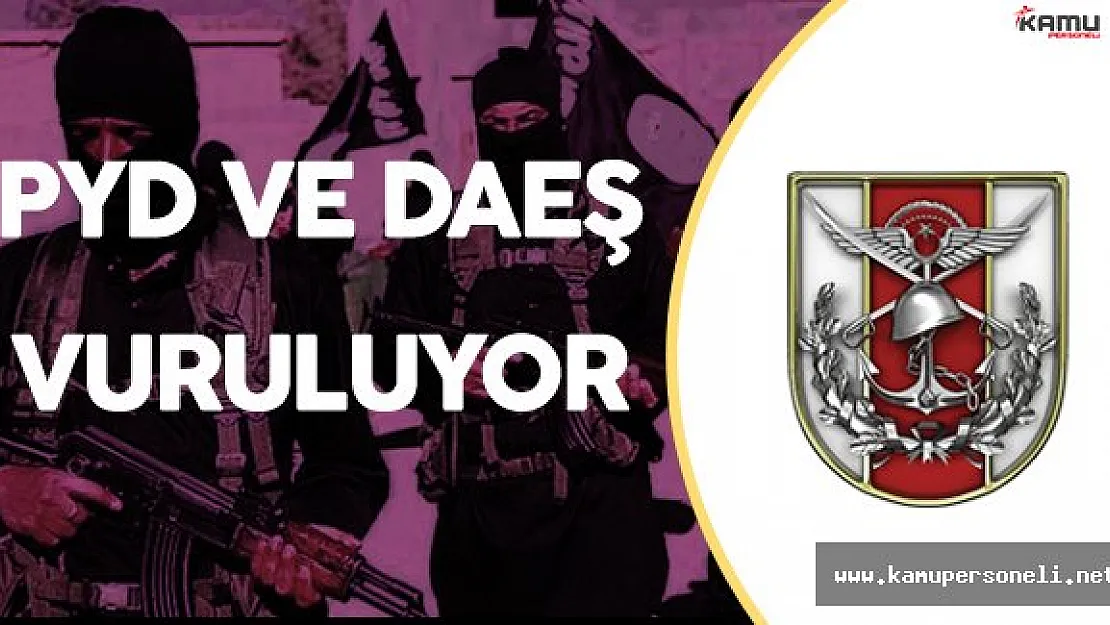 TSK Terör Örgütlerine Bomba Yağdırmayı Sürdürdü