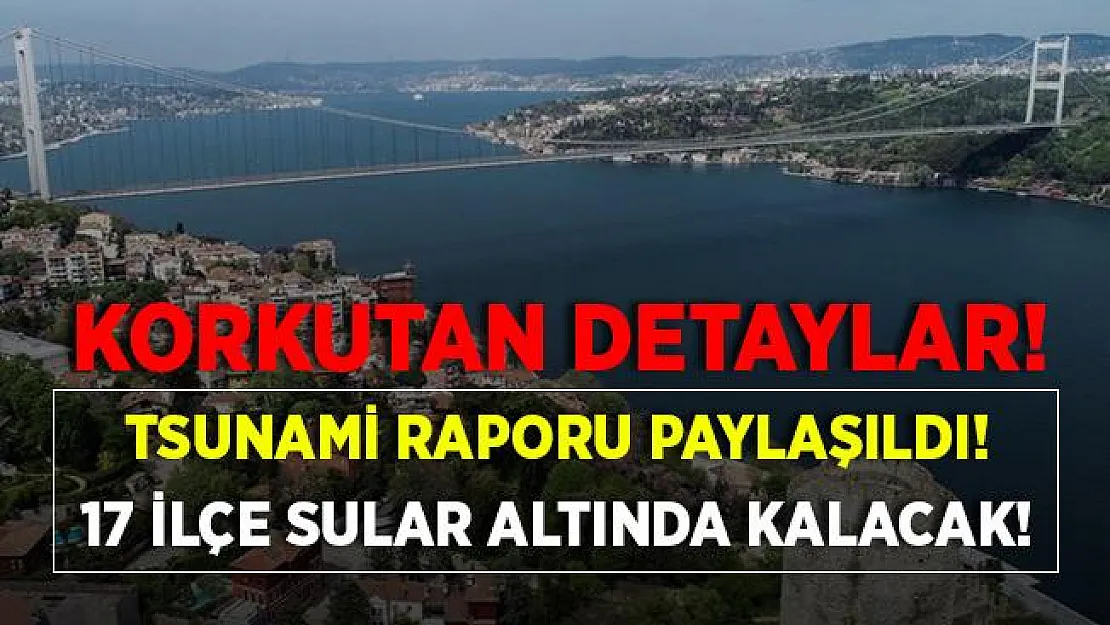 Tsunami raporundaki detaylar korkuttu! 17 ilçe sular altında kalacak!