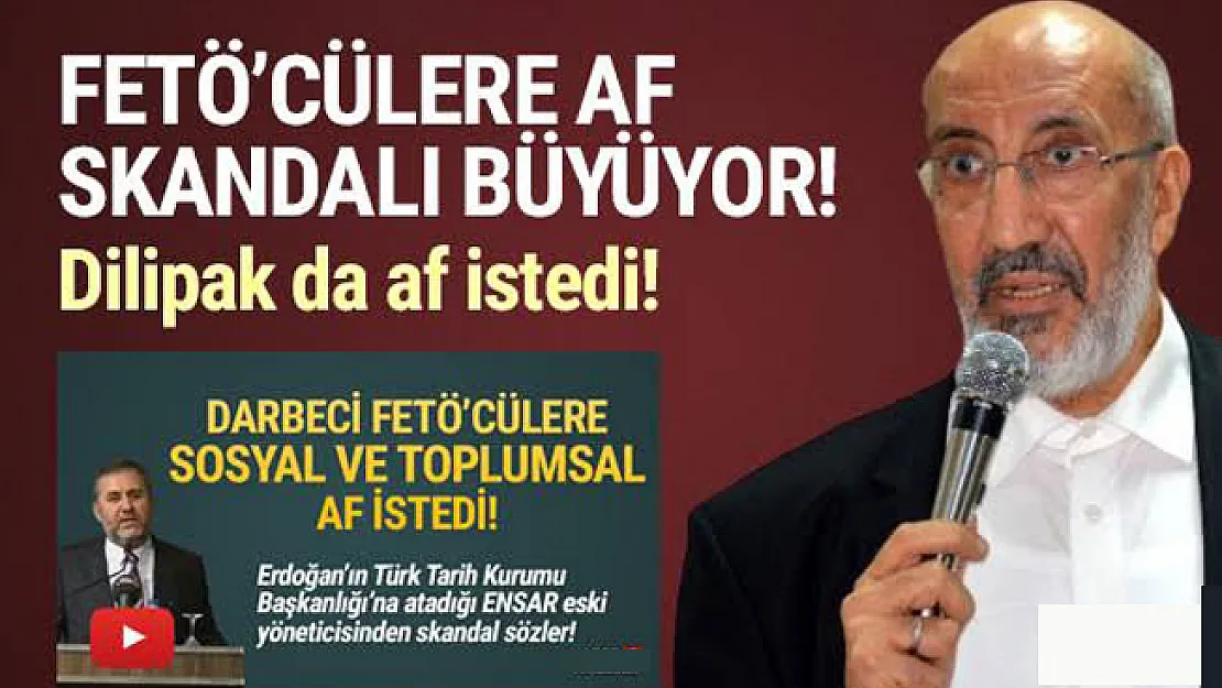 TTK Başkanı ve Dilipak darbeci FETÖ'cülere af istedi!