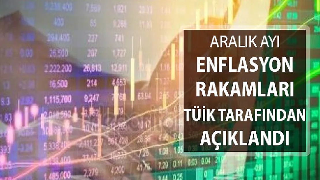 TÜİK Açıkladı: Aralık Ayı Enflasyon Rakamları Belli Oldu