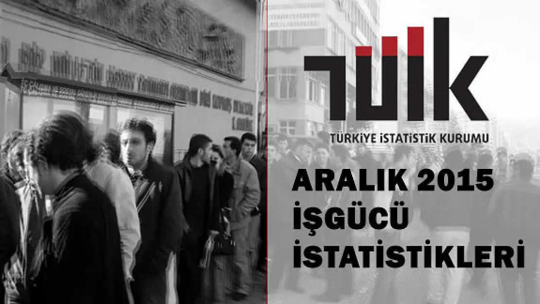 Tuik Aralık 2015 İşgücü İstatistikleri Yayımlandı