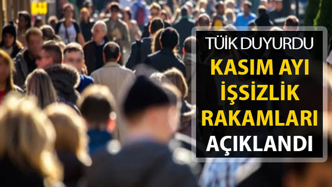 TÜİK Duyurdu: Kasım Ayı İşsizlik Rakamları Açıklandı