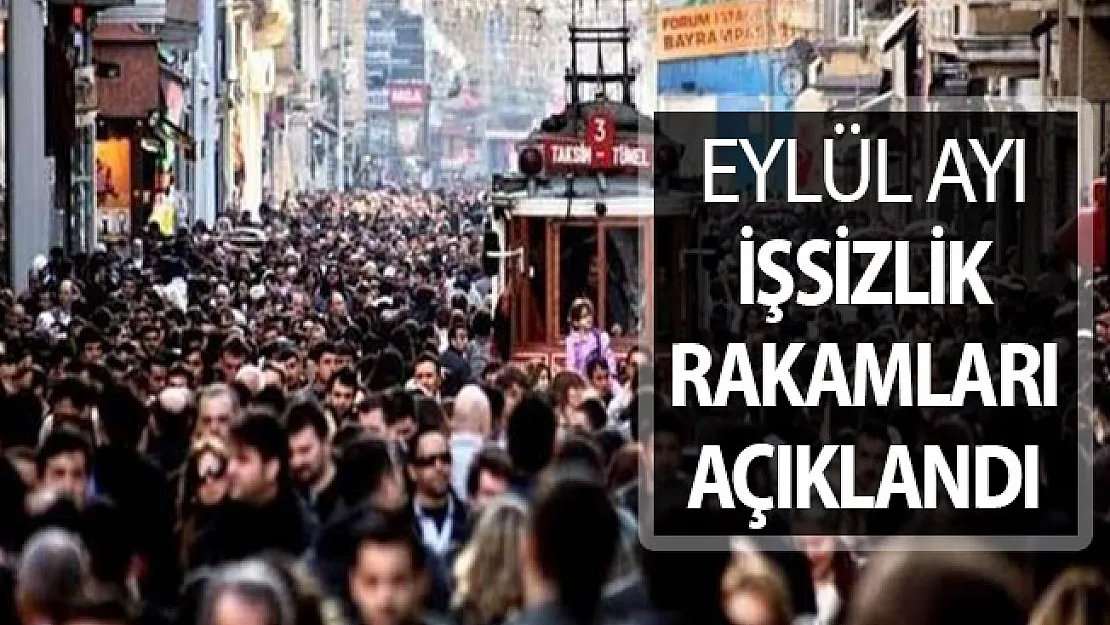 TÜİK: Eylül Ayı İşsizlik Rakamları Açıklandı