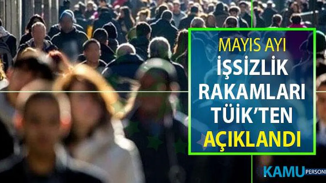 TÜİK Tarafından Mayıs Ayı İşsizlik Rakamları Açıklandı