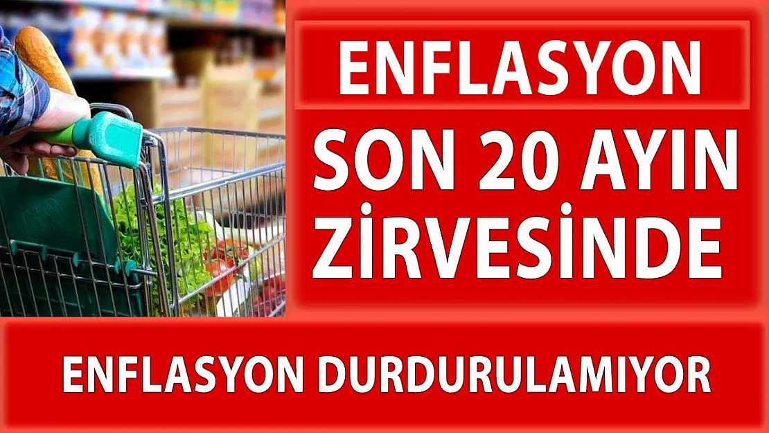 Tüketici enflasyonu son yirmi ayın zirvesine çıktı!